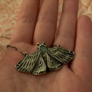 Bloodmilk Moth Necklace